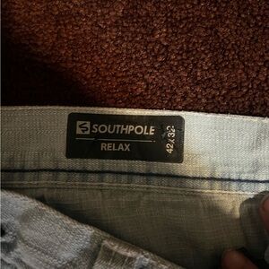 Beautiful Baby Blue SouthPole Pants 42x32 Feels close to 36 W